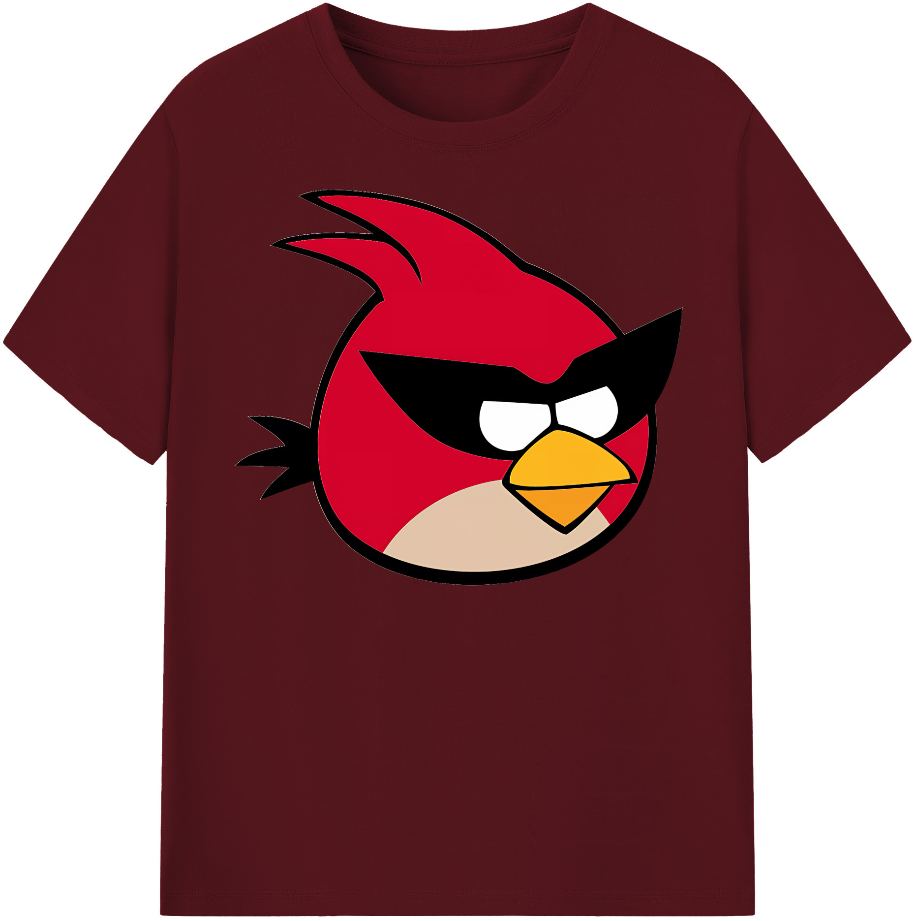 （画像用） Angry Birds アングリーバード 綿100％半袖Tシャツ（フロントプリント）